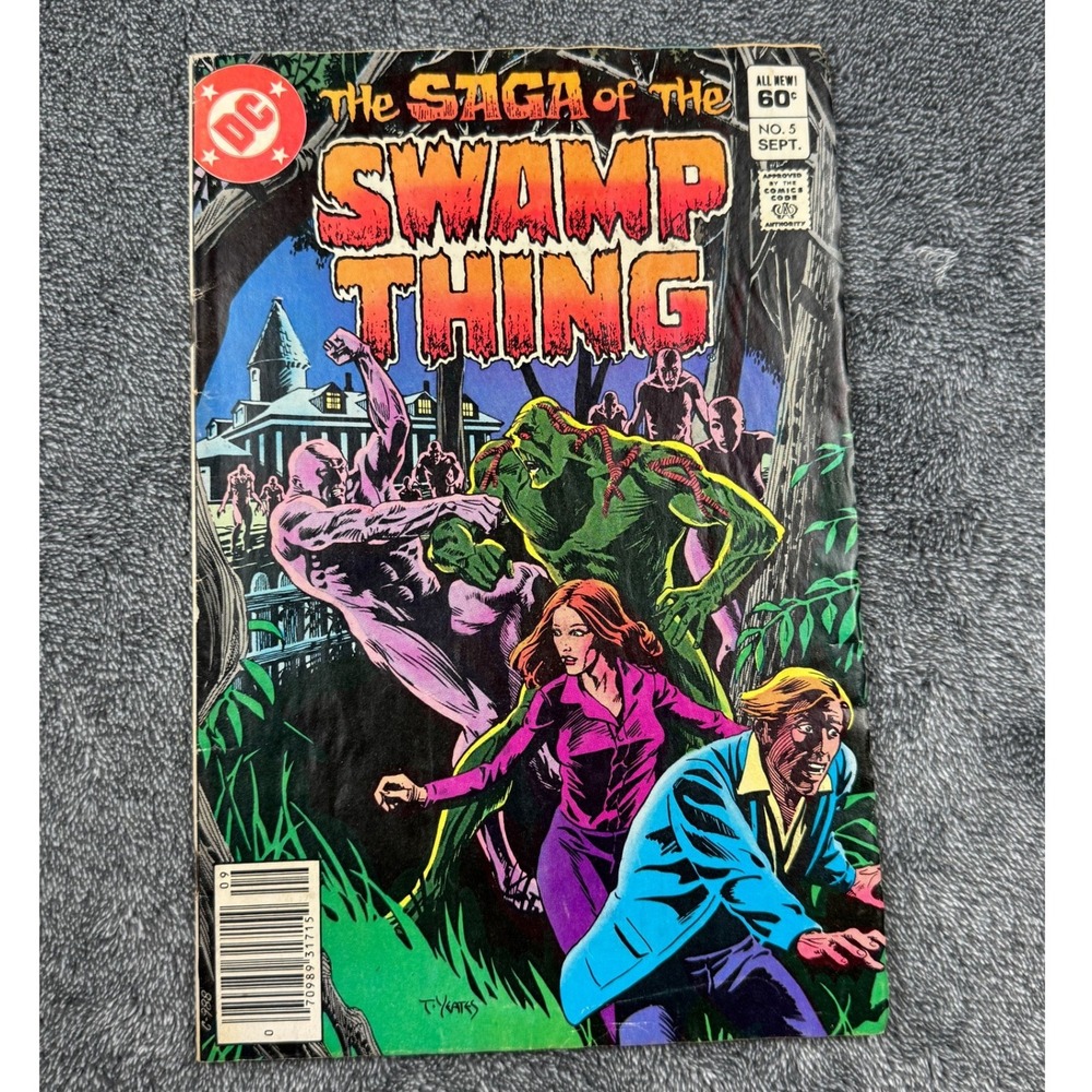 The Saga of the Swamp Thing No 5 Sept 1982 DC Comics Bronze Age Tom Yeates Art